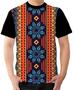 Imagem de Camiseta Camisa Ads  Estampa Africana Malha Africana Colorida 15