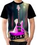 Imagem de Camiseta Camisa Ads  Guitarra Rosa de Patins Instrumento Musical