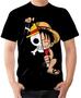 Imagem de Camiseta Camisa Ads  Luffy One Piece Anime Chapéu de palha 2
