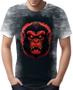 Imagem de Camiseta Camisa Babuino Macaco Gorila Face Animais Selva 5