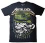 Imagem de Camiseta Camisa Banda Rock Metallica Skull Caveira Masculina Algodao Preta