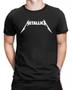 Imagem de Camiseta Camisa Blusa BandaMetallicaRock Musica Show Masculina Feminina 100% Algodão