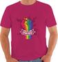 Imagem de Camiseta Camisa Blusa Lgbt Amor Orgulho Gay Novidade Top