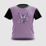 Imagem de Camiseta Camisa Borboleta Lilás com Flores