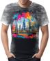 Imagem de Camiseta Camisa Estampada Dubai Cidade Ostentação HD 2