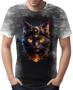 Imagem de Camiseta Camisa Estampada Steampunk Gato Face Tecnovapor 2