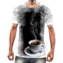 Imagem de Camiseta Camisa Estampas Eu amo Café Coffee Grãos Arte HD 16