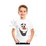 Imagem de Camiseta camisa Frozen Olaf Sorriso Personalizada