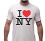 Imagem de Camiseta Camisa Masculina I Love New York Confortável