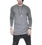 Imagem de Camiseta camisa oversized longline masculina ny kings top