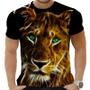 Imagem de Camiseta Camisa Personalizada Animal Felino Leão Selva 1_x000D_