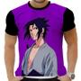 Imagem de Camiseta Camisa Personalizada Anime Naruto Sasuke Uchiha 02_x000D_