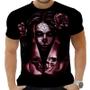 Imagem de Camiseta Camisa Personalizada Caveira Mexicana Rock 9_x000D_