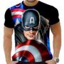 Imagem de Camiseta Camisa Personalizada Herois Capitão América 11_x000D_