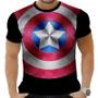 Imagem de Camiseta Camisa Personalizada Herois Capitão América 15_x000D_