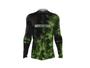 Imagem de Camiseta Camisa Pesca Proteção Uv50 Mar Negro Camuflado Verde G