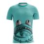 Imagem de Camiseta Camisa Rainbow Friends Ciano Cyan Roblox 2