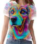 Imagem de Camiseta Camisa Rave Cachorro Psicodélico Good Vibe Psico 12