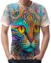 Imagem de Camiseta Camisa Rave Gato Psicodélico Good Vibe Psicodelia 6