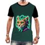 Imagem de Camiseta Camisa Tshirt Animais Cyberpunk Chetaah Guepardo 2