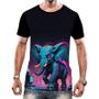 Imagem de Camiseta Camisa Tshirt Animais Cyberpunk Elefantes Safari 4