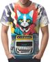 Imagem de Camiseta Camisa Tshirt Gato Gatinho Pop Art Abstrata HD 3