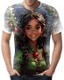 Imagem de Camiseta Camisa Tshirt Natal Festa Elfa Negra Preta Duende 4