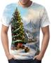 Imagem de Camiseta Camisa Tshirt Natal Festas Decorações Árvores HD 6