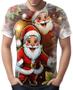 Imagem de Camiseta Camisa Tshirt Natal Festas Papai Noel Trenó Neve 4