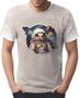 Imagem de Camiseta Camisa Tshirt Pássaro Águia Astronauta Lua Marte