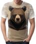 Imagem de Camiseta Camisa Urso Marrom Face Animais Estampa t-shirt 2