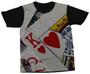 Imagem de Camiseta Cartas de Baralho Camisa Jogo de Pôquer