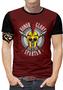 Imagem de Camiseta Caveira PLUS SIZE Rock Moto Masculina Blusa Sparta