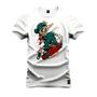 Imagem de Camiseta Caveira Skatista Plus Size Grande Algodão Estampa Dtf Premium