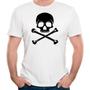 Imagem de Camiseta caveira skull camisa perigo radical swag skate