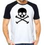 Imagem de Camiseta caveira skull camisa perigo radical swag skate