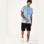 Imagem de Camiseta Colcci Shark Side Masculina Azul Etereo