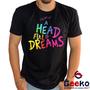 Imagem de Camiseta Coldplay 100 % Algodão A Head Full Of Dreams Rock Alternativo Geeko