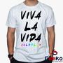 Imagem de Camiseta Coldplay 100% Algodão Viva La Vida Rock Alternativo Geeko