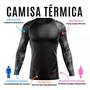 Imagem de Camiseta Colegial Manga Curta Blusa Térmica Rash Guard JiuJitsu MMA MuayThai Luta Esportiva Academia