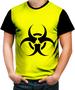 Imagem de Camiseta Colorida Biohazard Perigo Biológico Stay Away 1