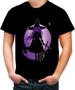 Imagem de Camiseta Colorida Bruxa Halloween Púrpura 17