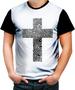 Imagem de Camiseta Colorida Cruz Jesus Cristo Cristão Gospel 4k 5