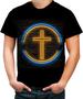 Imagem de Camiseta Colorida Cruz Jesus Deus Gospel Igreja 4k 1