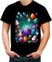 Imagem de Camiseta Colorida de Ovos de Páscoa Artísticos 10