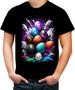 Imagem de Camiseta Colorida de Ovos de Páscoa Artísticos 6