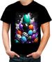 Imagem de Camiseta Colorida de Ovos de Páscoa Artísticos 7