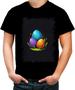 Imagem de Camiseta Colorida de Ovos de Páscoa Minimalistas 3
