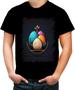 Imagem de Camiseta Colorida de Ovos de Páscoa Minimalistas 8