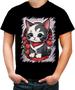 Imagem de Camiseta Colorida Dia dos Namorados Gatinho 18